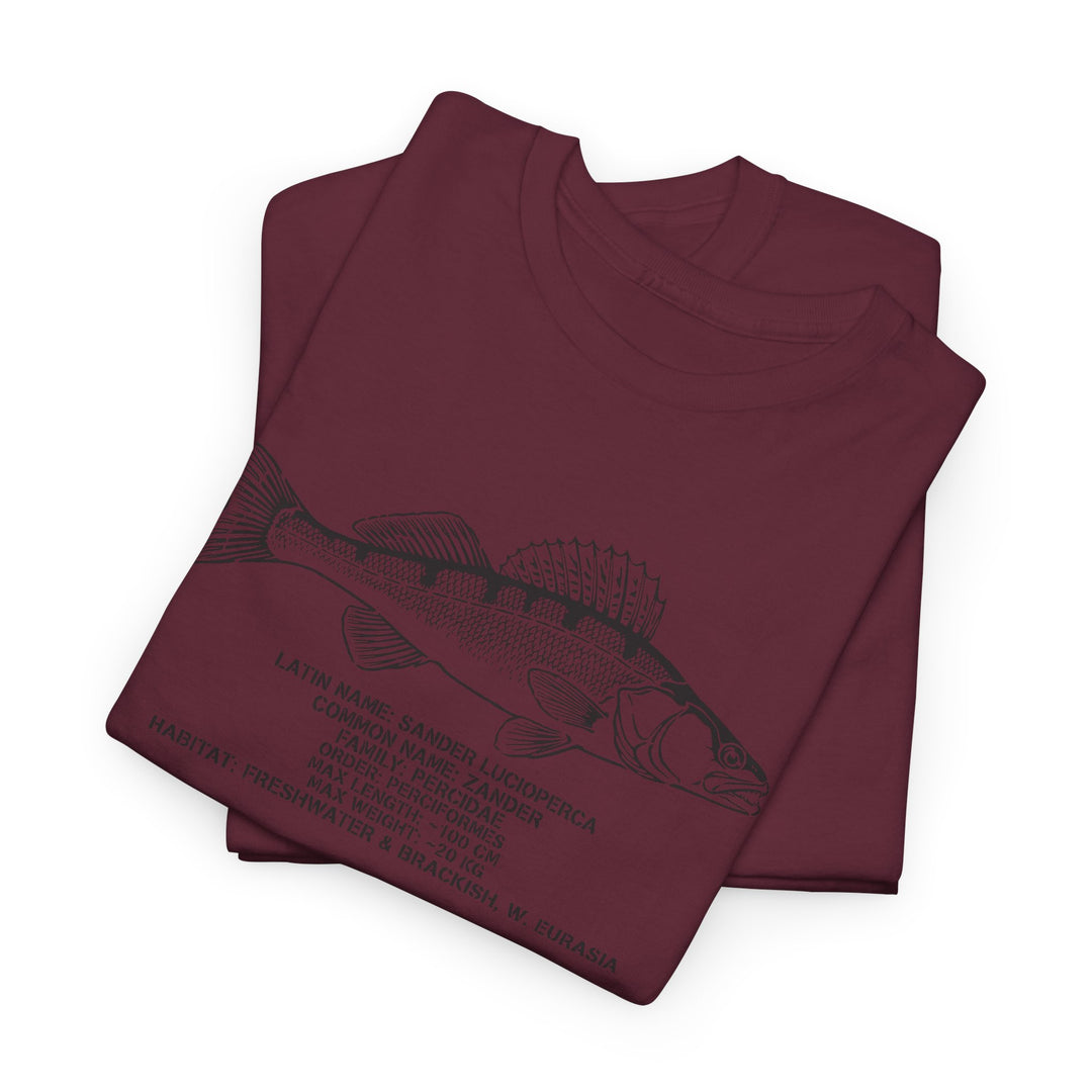 Walleye Fish (Zander) Illustration Tee | Fishing T-Shirt