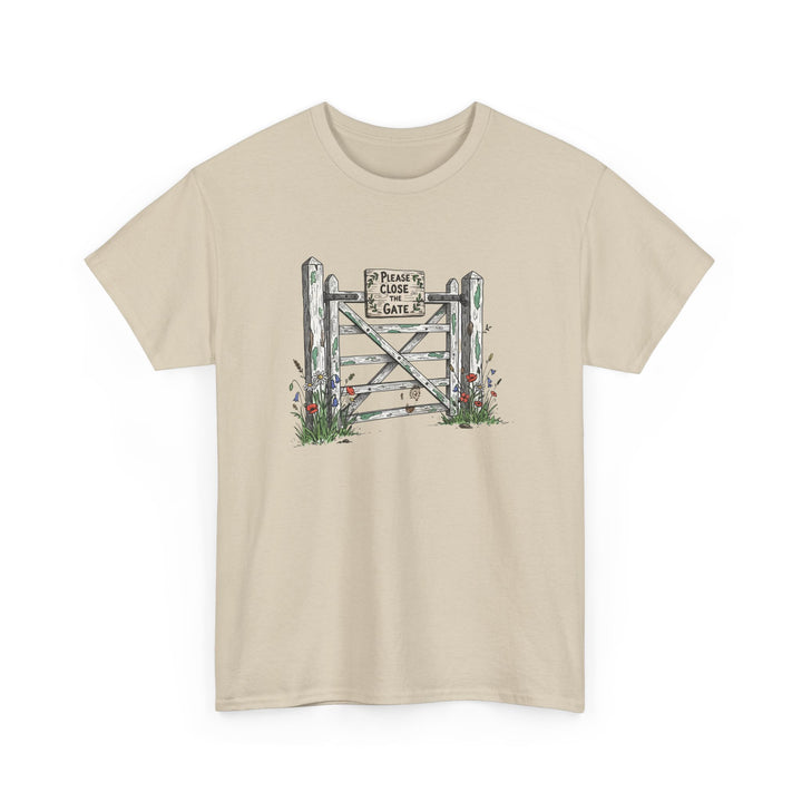 Close the Gate T-Shirt — Rural Discipline Heritage Graphic