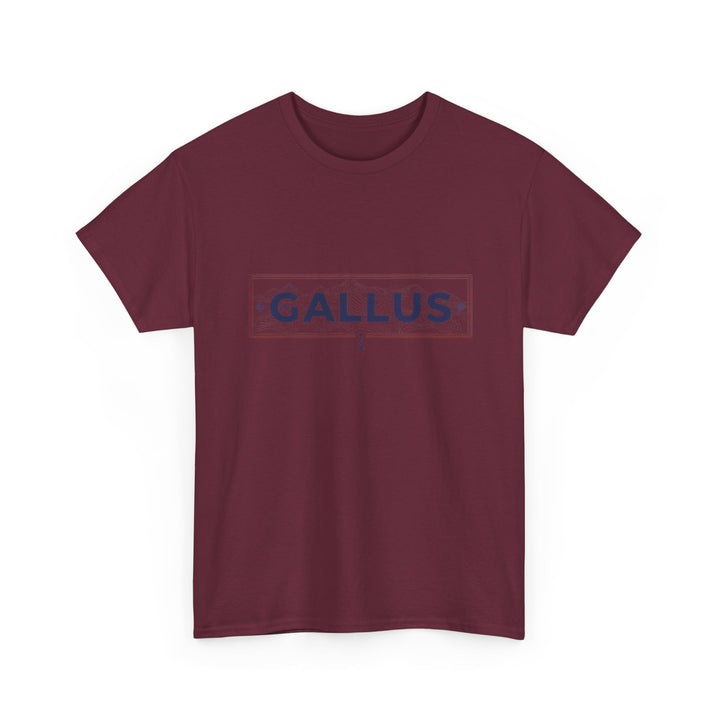 France Map Tee with "GALLUS" Chest Logo