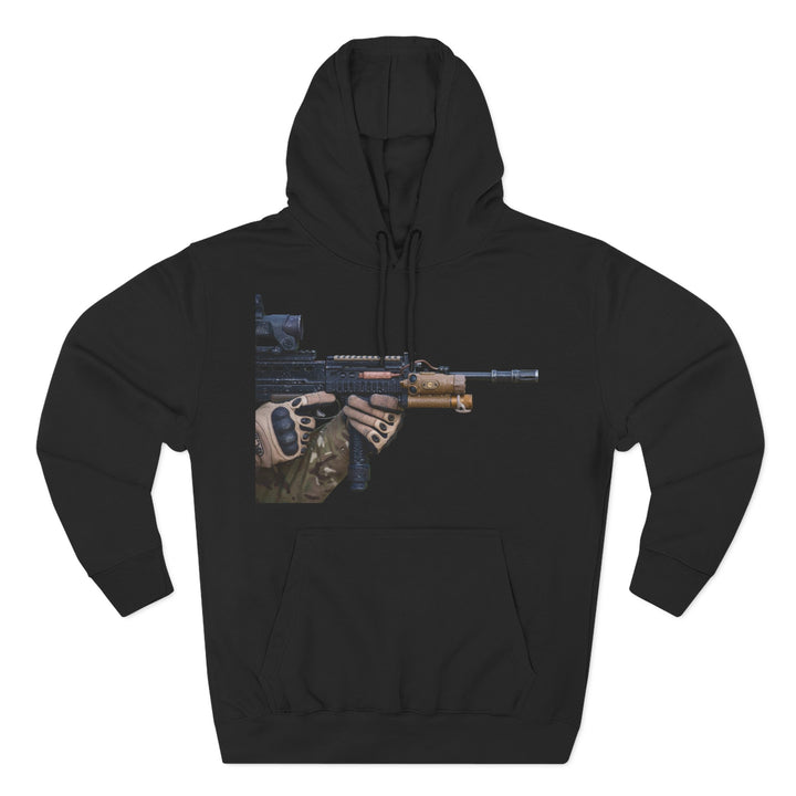 SA80 British Military Rifle Hoodie - Op Herrick Heritage Graphic