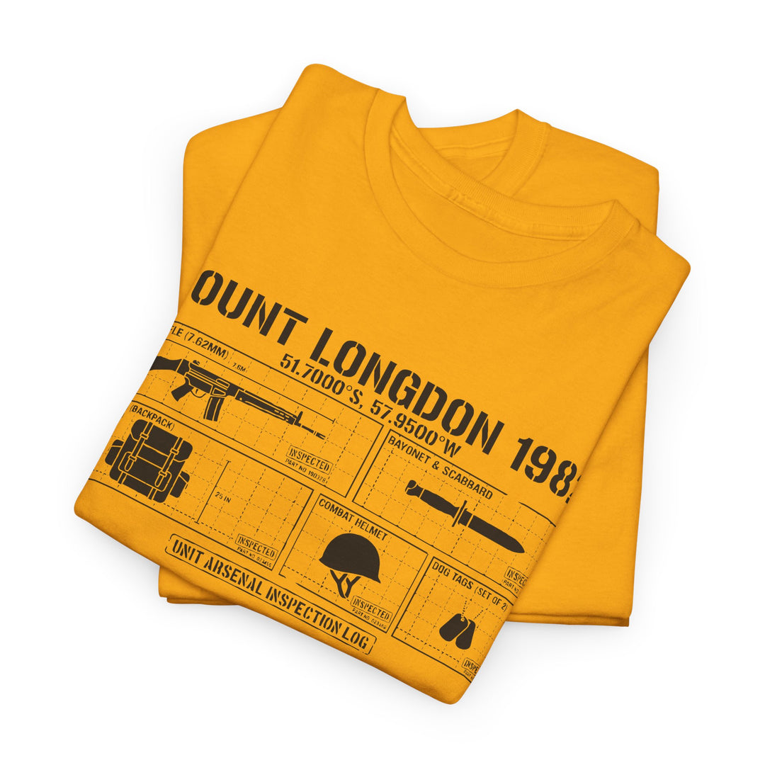 Mount Longdon 1982 T-Shirt — Falklands War Heritage Graphic