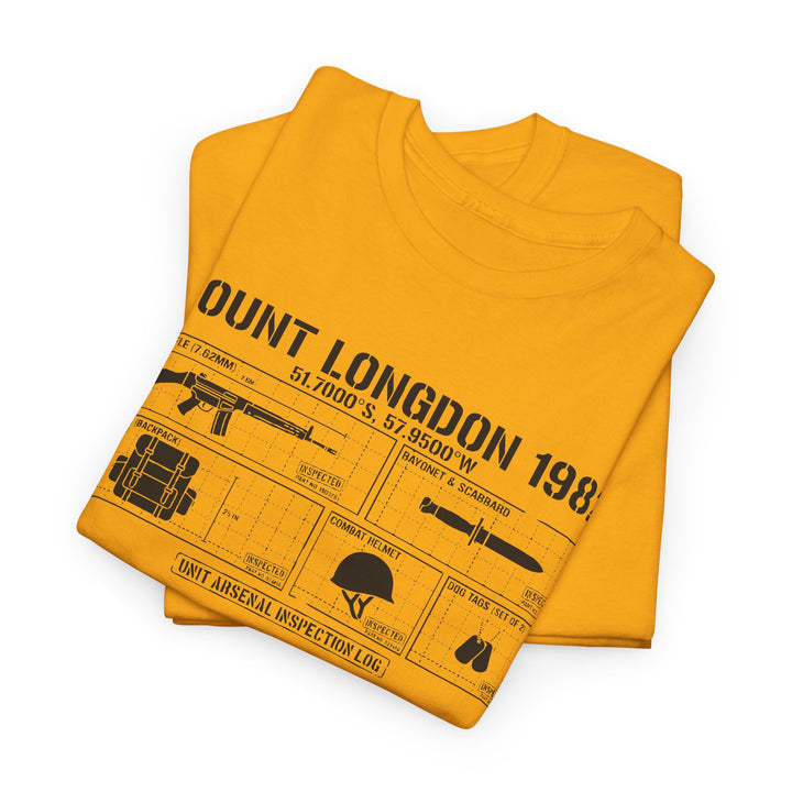 Mount Longdon 1982 T-Shirt — Falklands War Heritage Graphic