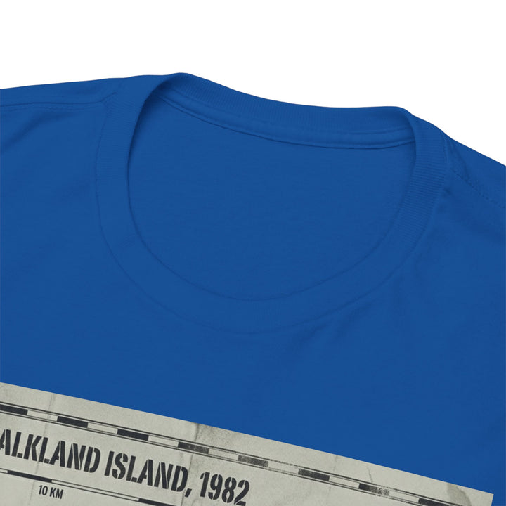 East Falkland 1982 Map T-Shirt — Port Stanley Victory Graphic