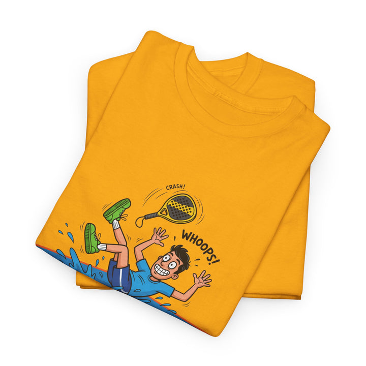 Funny Padel Tennis Graphic T-Shirt — Retro Padel Player Adventure Tee