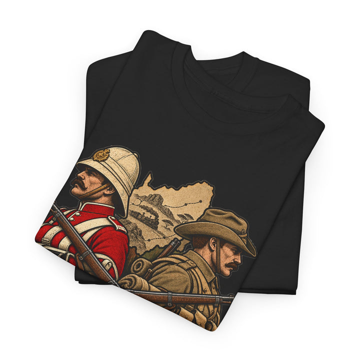 Khaki T-Shirt — “Turns Out Blending In Helps” Military History Humour Tee