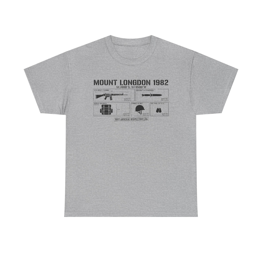 Mount Longdon 1982 T-Shirt — Falklands War Heritage Graphic
