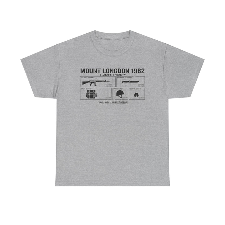 Mount Longdon 1982 T-Shirt — Falklands War Heritage Graphic