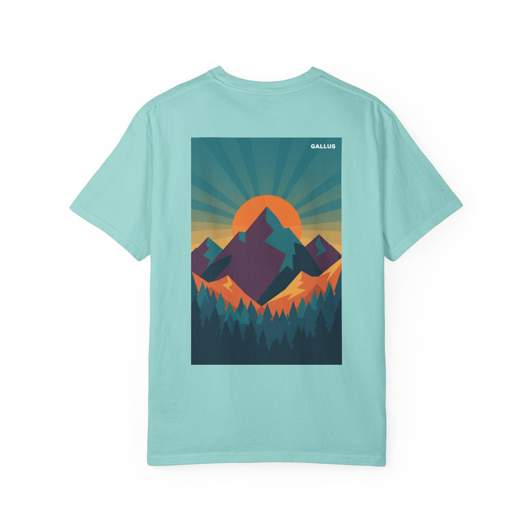 T-Shirt — Gallus Mountain Sunset Graphic Tee