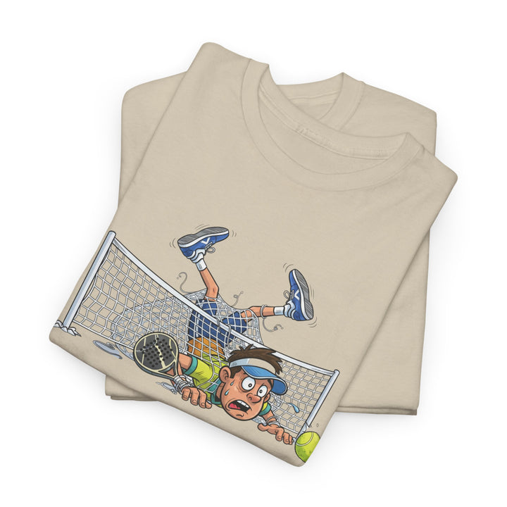 Padel Cartoon Goalie T-Shirt | Fun Padel Tee