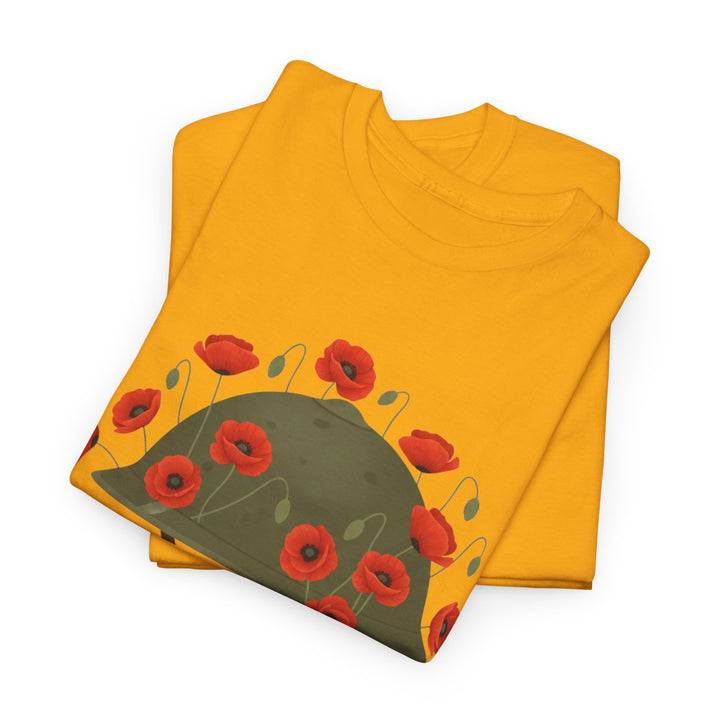British Army Remembrance Shirt | Lest We Forget Poppy Helmet