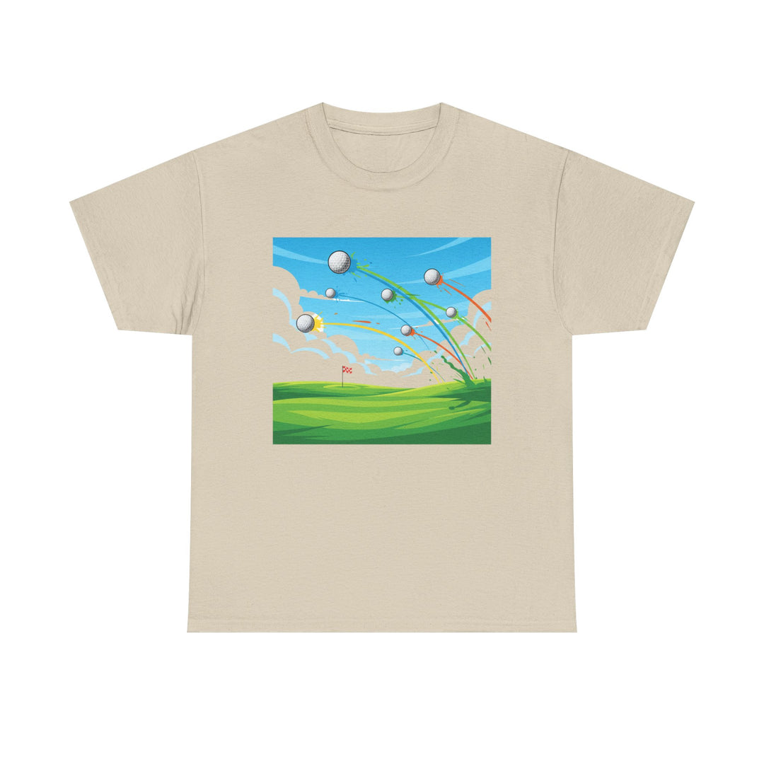 Golf Ball Flight T-Shirt | Golf Graphic Tee