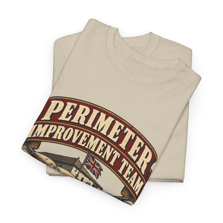Perimeter Improvement Team T-Shirt — Mealie Bags &amp; Biscuit Boxes Military Humour Tee