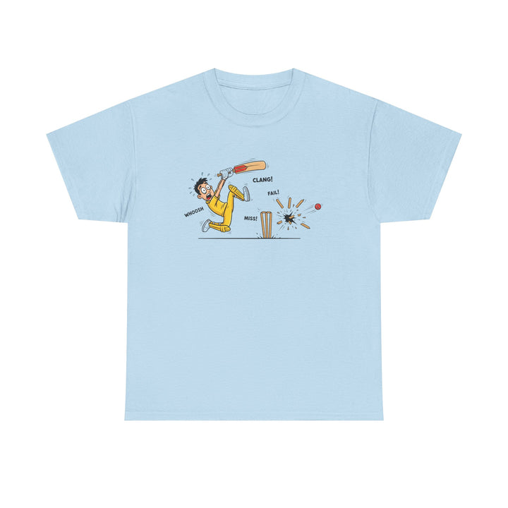 Cricket Batter Cartoon Tee | Cricket T-Shirt