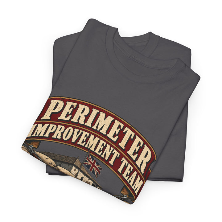 Perimeter Improvement Team T-Shirt — Mealie Bags &amp; Biscuit Boxes Military Humour Tee