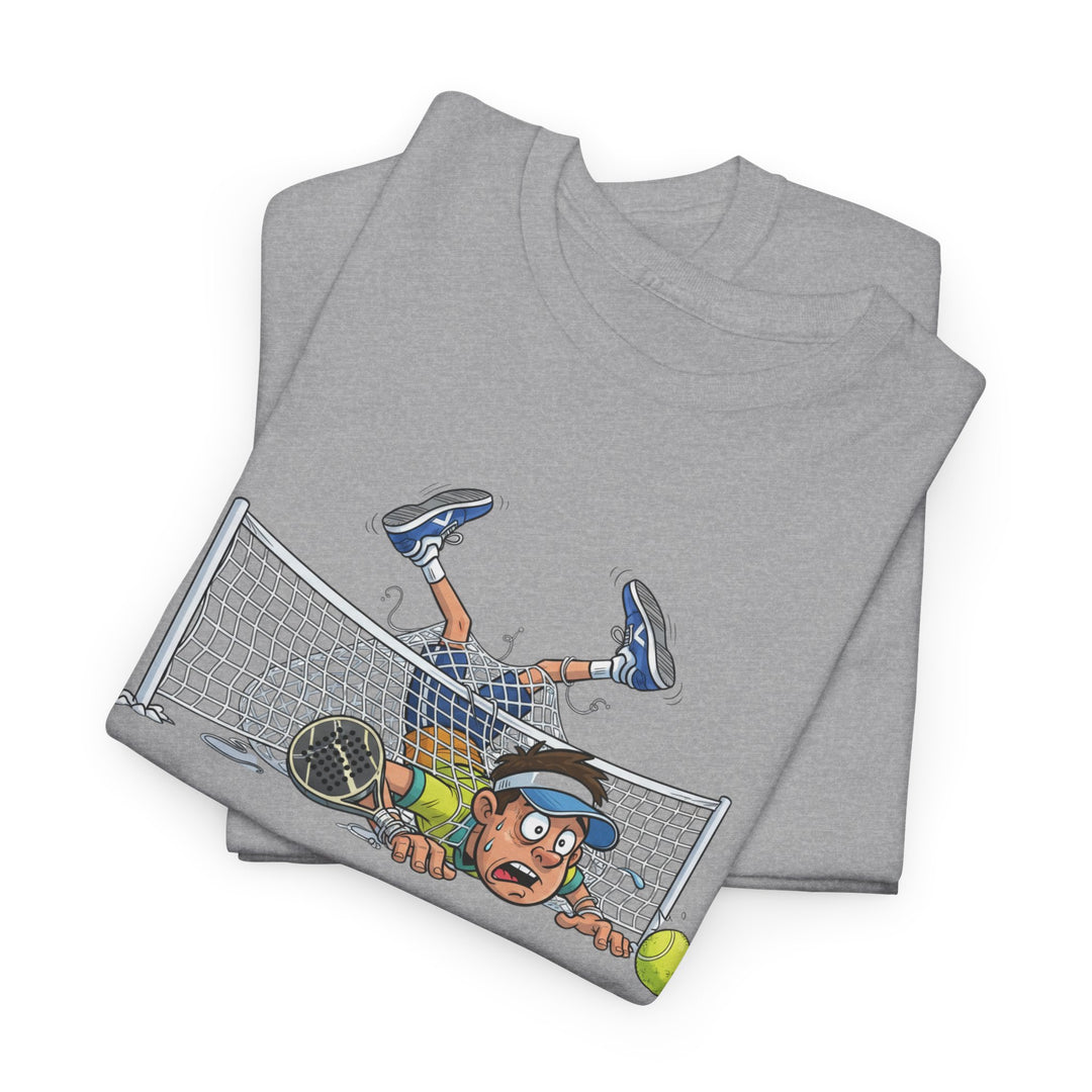 Padel Cartoon Goalie T-Shirt | Fun Padel Tee