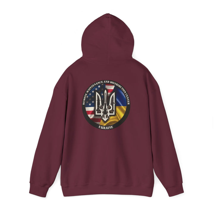 Ukraine Support Hoodie — RDCU US/UKRAINE Design