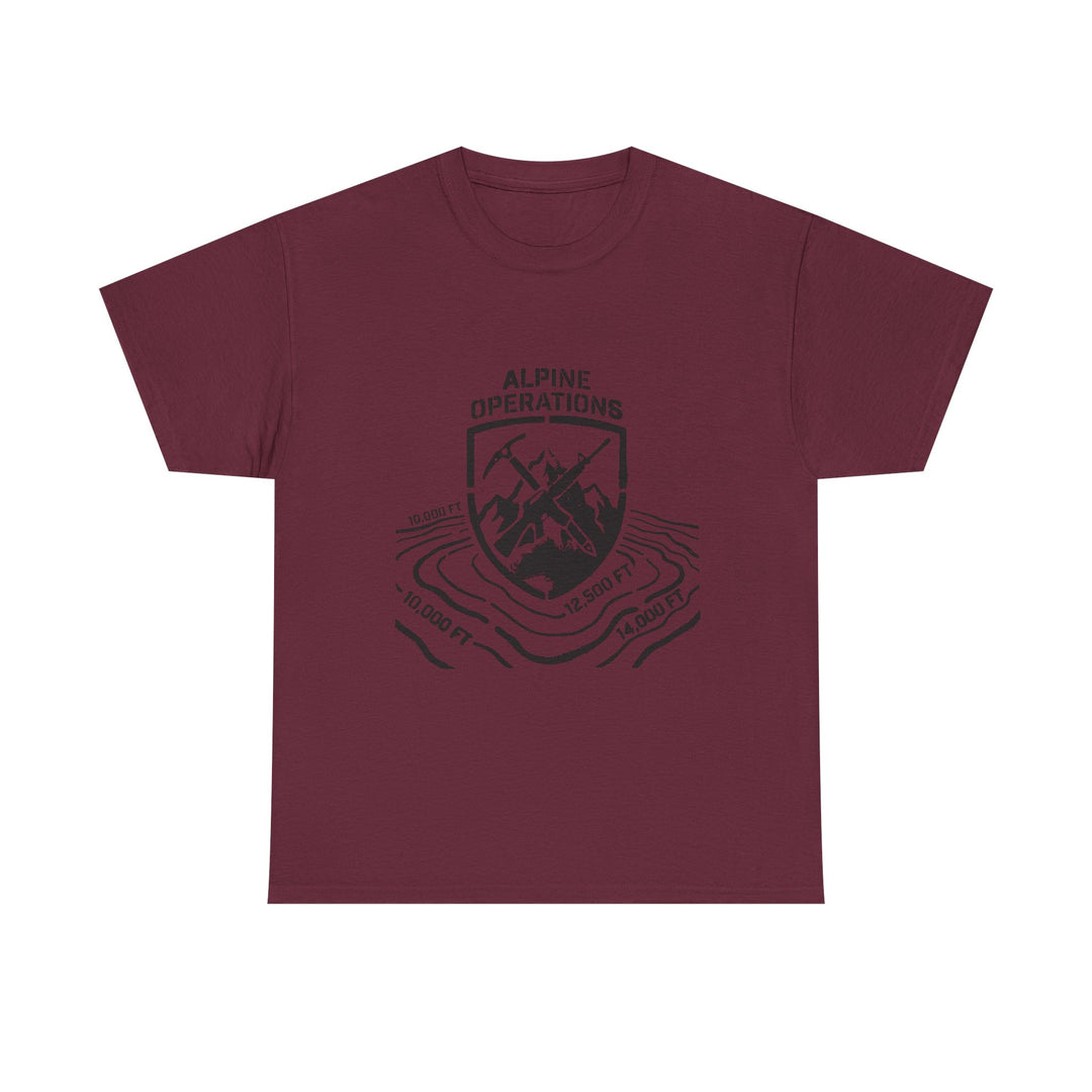Alpine Operations Cotton Hiking Tee - Mountain Badge Edition