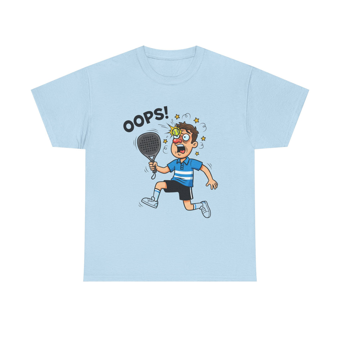 Cartoon Padel Oops! T-Shirt for Players