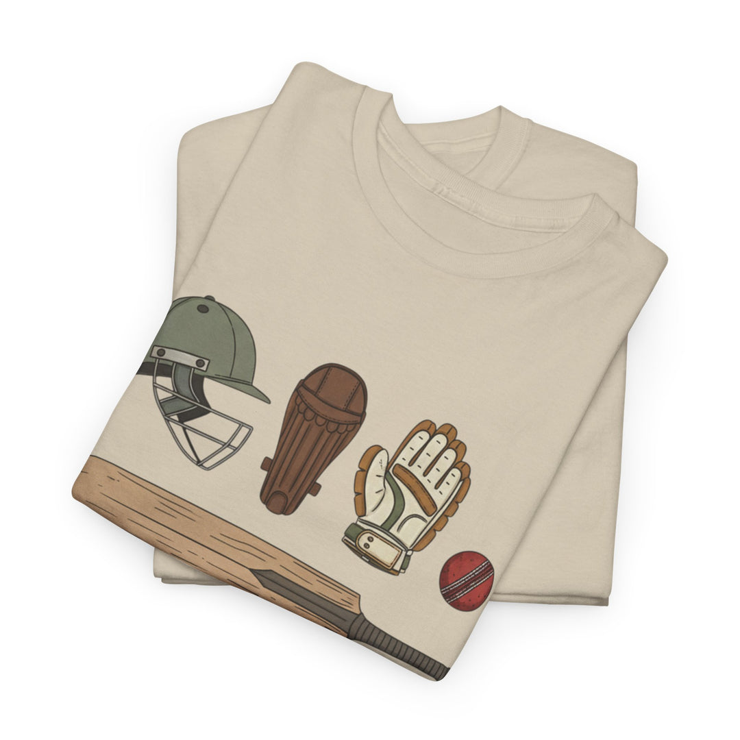 Cricket Gear Tee | Cricket Graphic T-Shirt