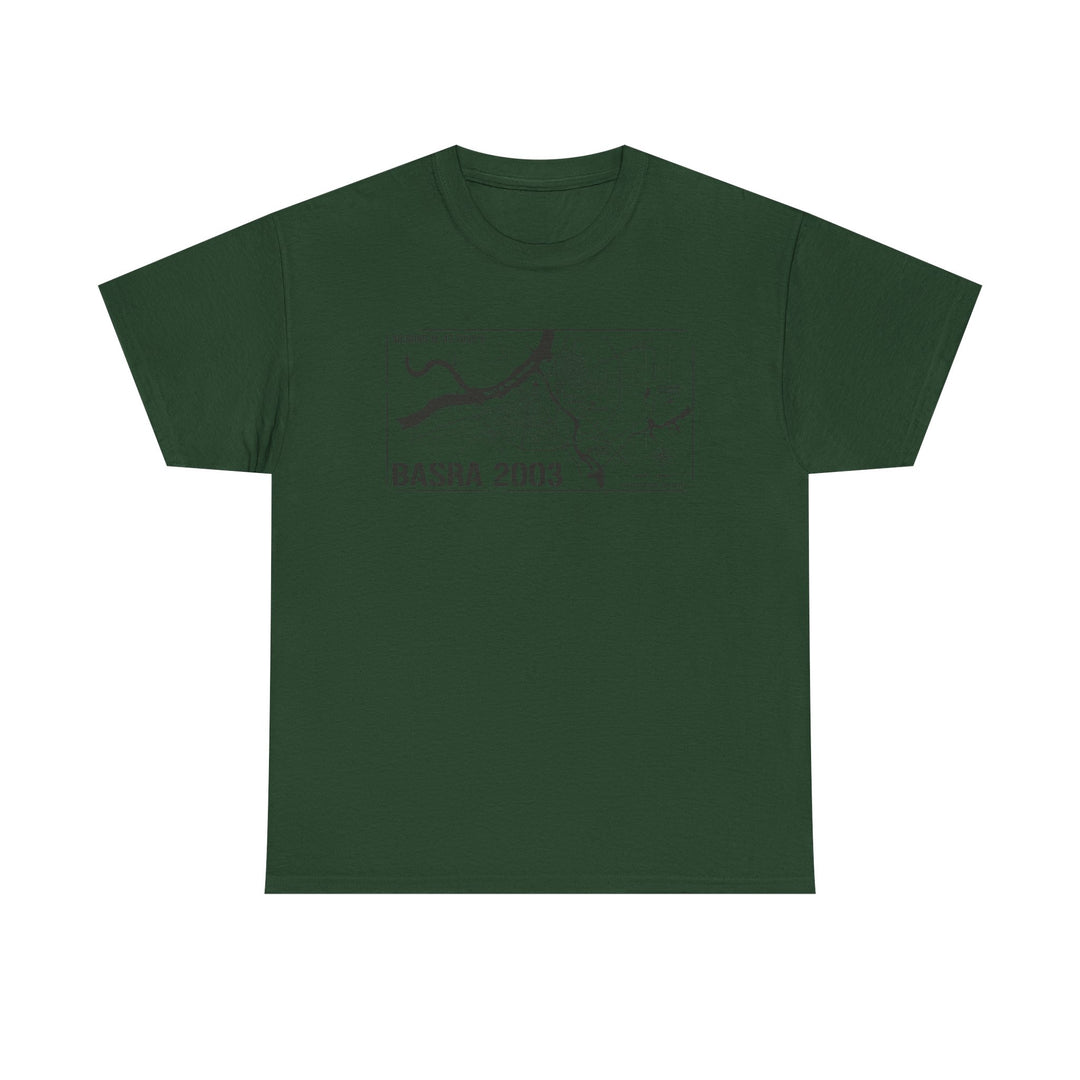 Basra 2003 Vintage Military Map T-Shirt