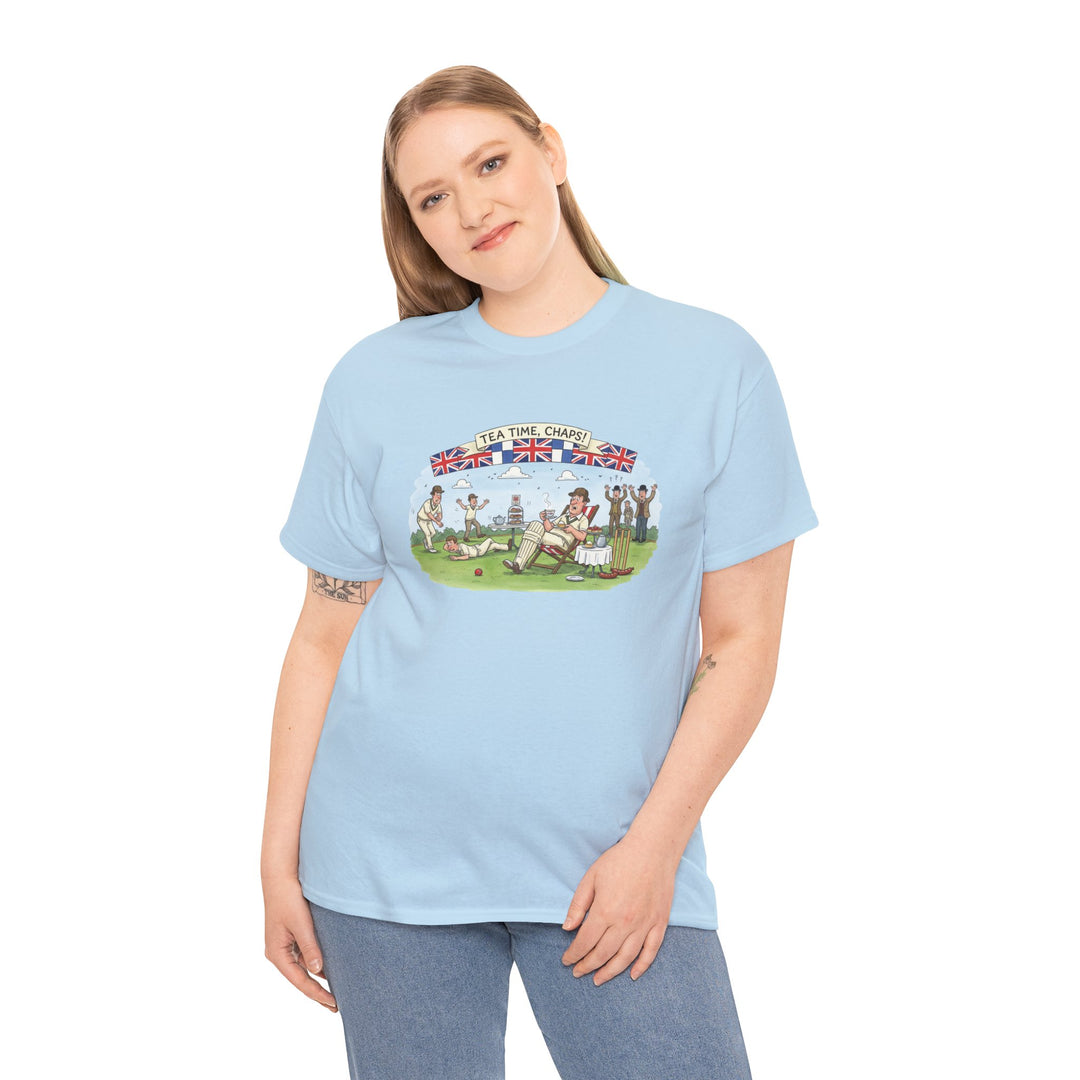Cricket Tea Time Graphic T-Shirt for Fans