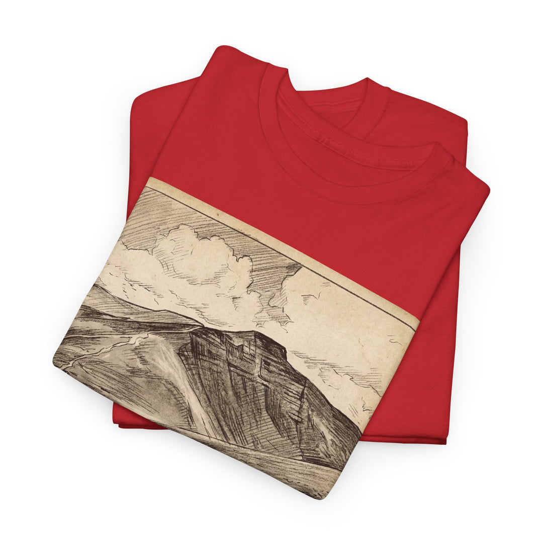 Pen y Fan Summit Coordinates T-Shirt — Vintage Mountain Peak Tee