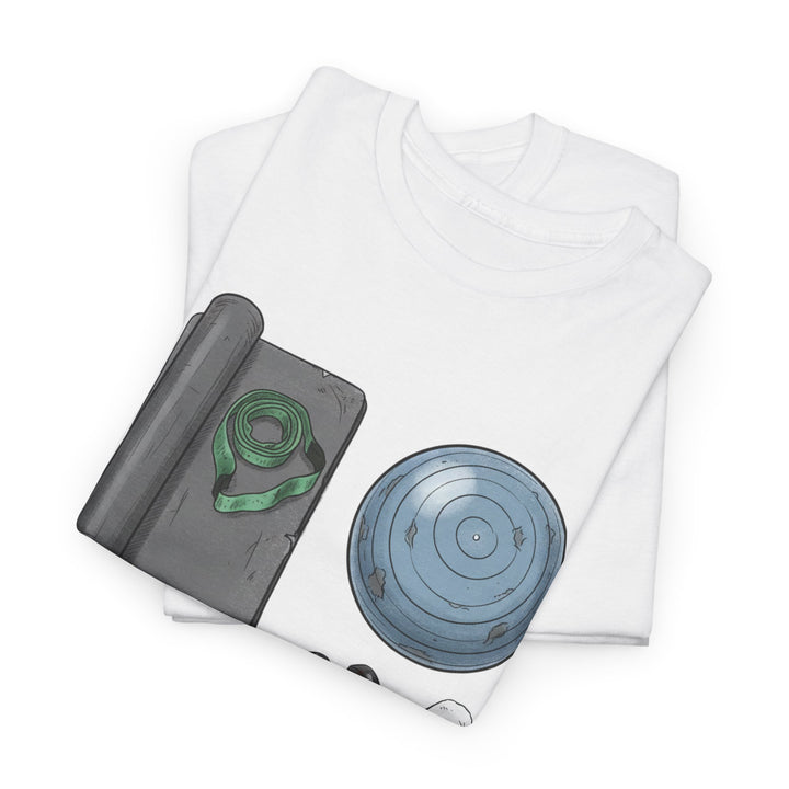 Pilates Kit Tee – soft, breathable cotton designed for Pilates workouts. Comfortable, flexible, and perfect for studio sessions, home practice, or casual wear.