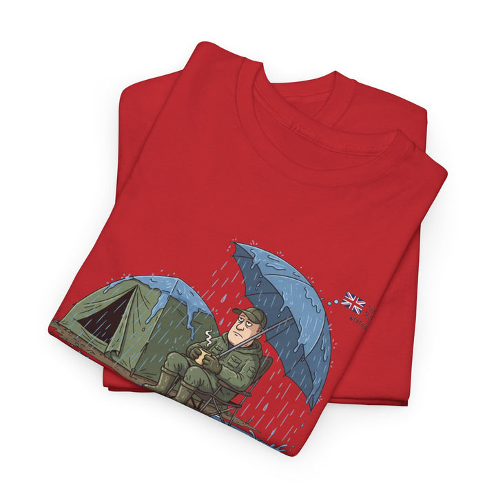 Retro Mountain Camper Graphic T-Shirt — Vintage Van Life Adventure Tee