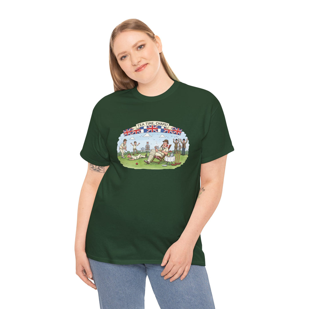 Cricket Tea Time Graphic T-Shirt for Fans