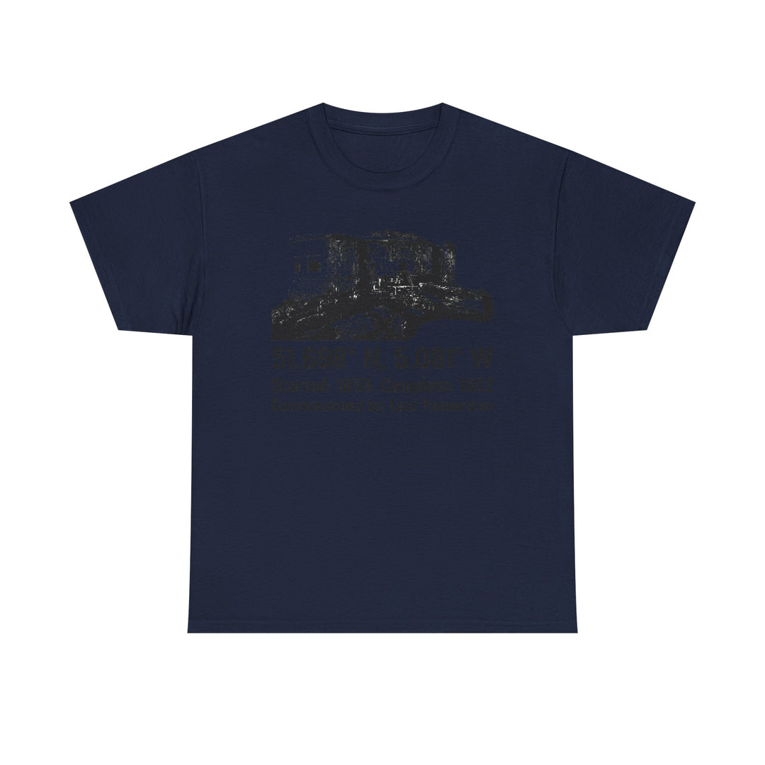 Stack Rock Fort T‑Shirt — Coastal Landmark Graphic Tee