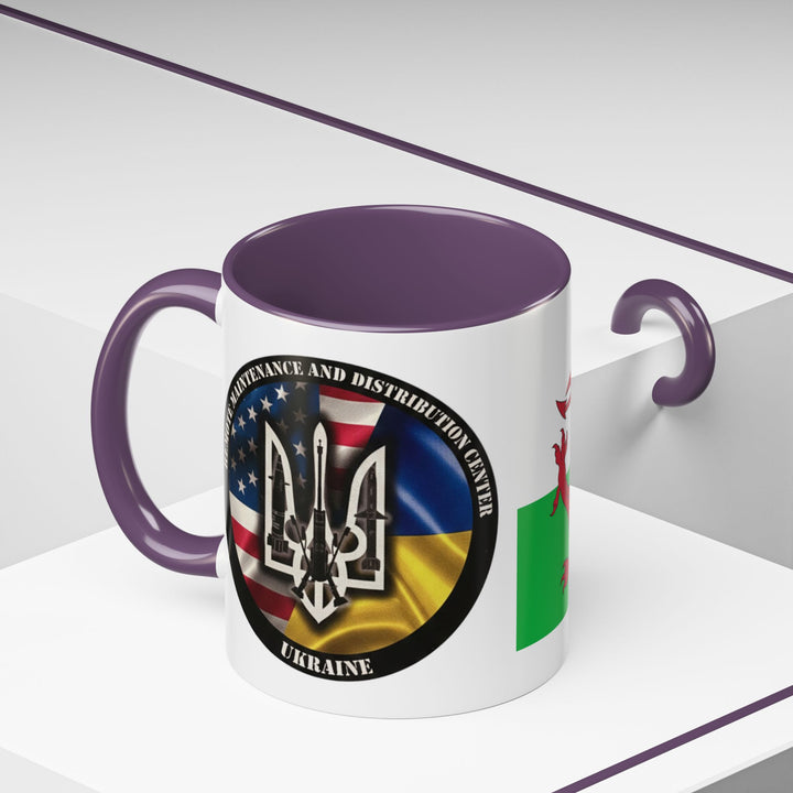 Wales Flag Accent Coffee Mug (11/15oz) – Red Welsh Dragon Tea &amp; Coffee Cup