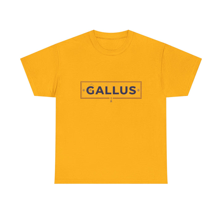 Gallus Adventure Tee — "I Am Exploring, Not Lost" Mountain Graphic T-Shirt