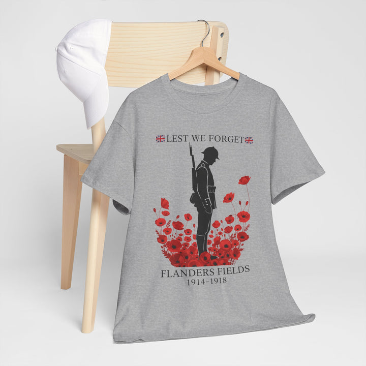 Flanders 1914–1918 T-Shirt — Great War Heritage Graphic