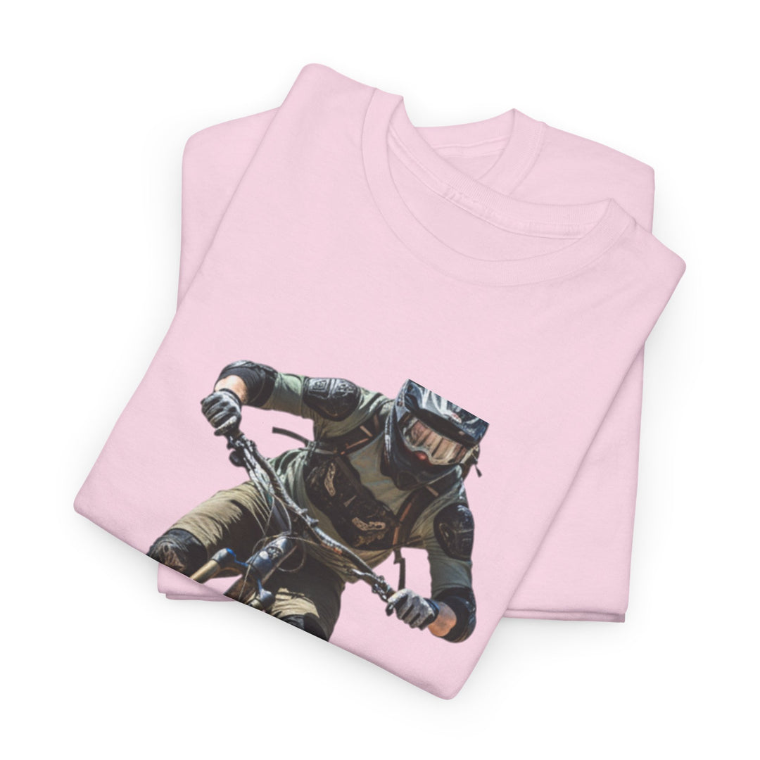 Downhill MTB Rider Graphic Tee
