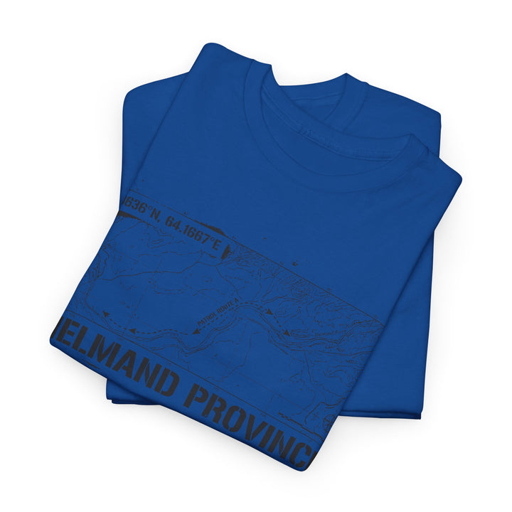 Op Herrick Helmand Province Map T-Shirt - Green Zone Military Graphic Tee