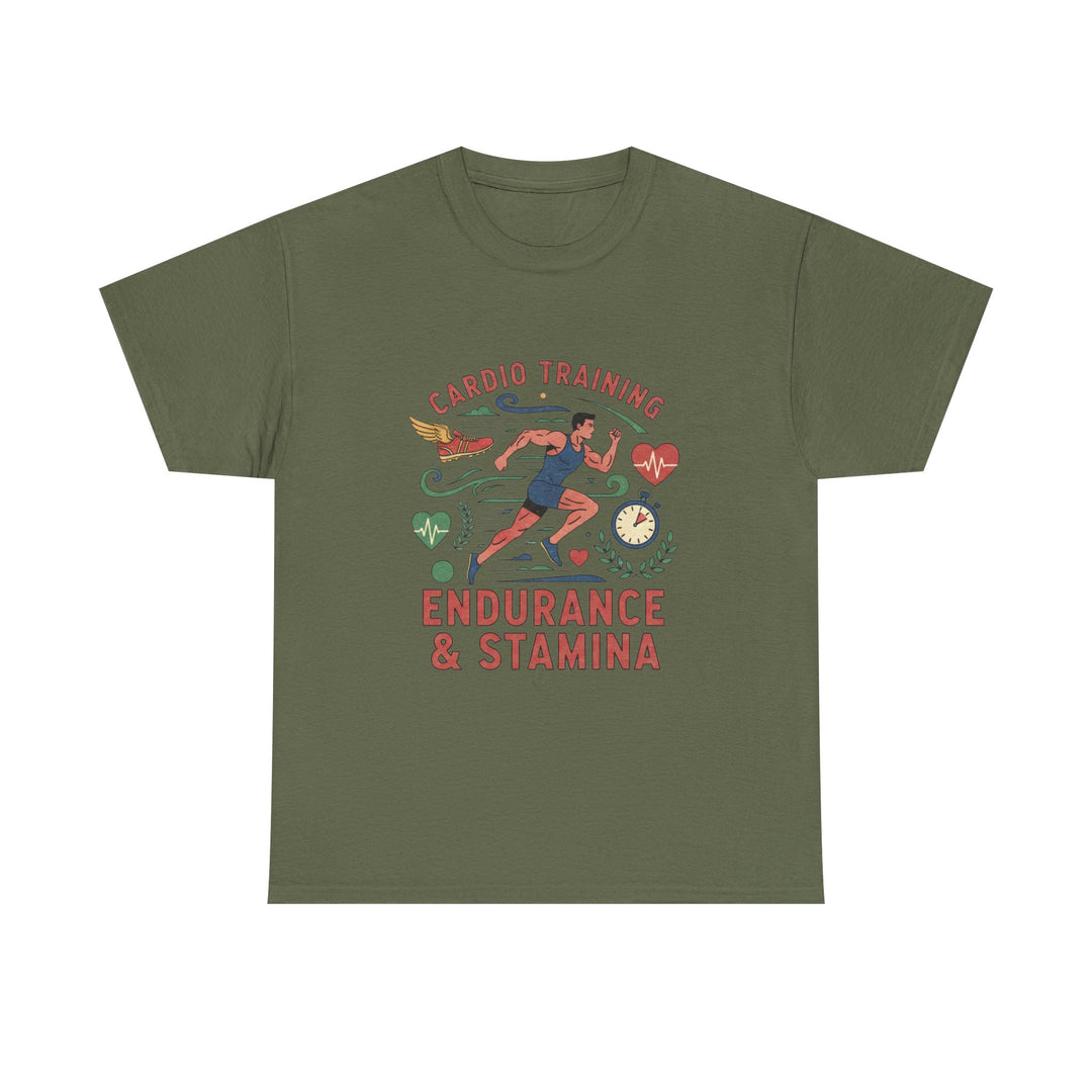 Cardio Training Tee - Fitness Running Workout Shirt