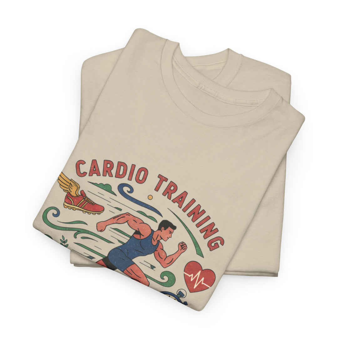 Cardio Training Tee - Fitness Running Workout Shirt