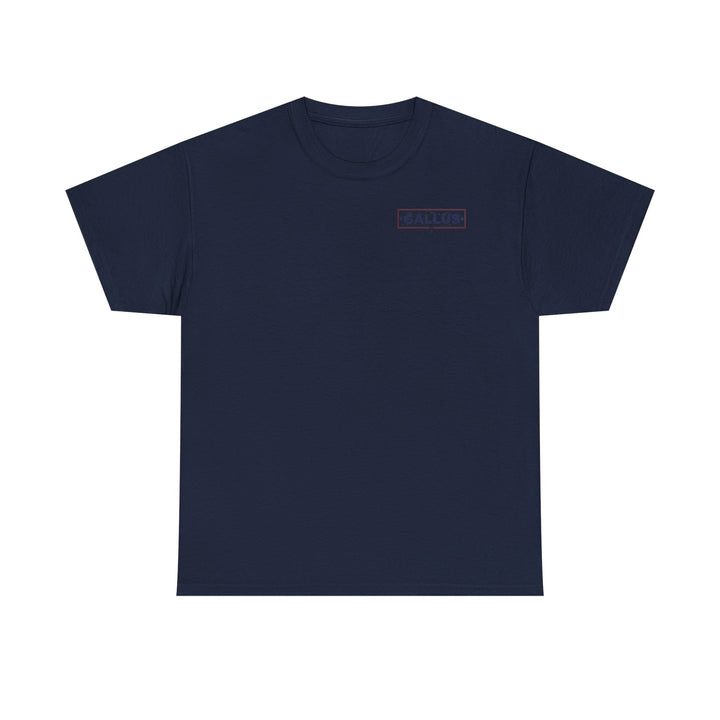 Gallus Logo T-Shirt — Minimal Retro Chest &amp; Back Graphic Tee