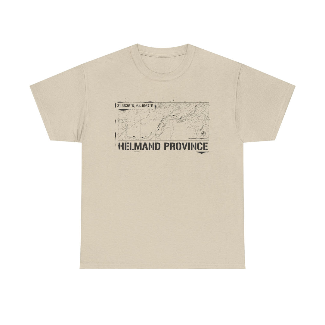 Op Herrick Helmand Province Map T-Shirt - Green Zone Military Graphic Tee