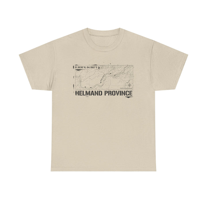 Op Herrick Helmand Province Map T-Shirt - Green Zone Military Graphic Tee