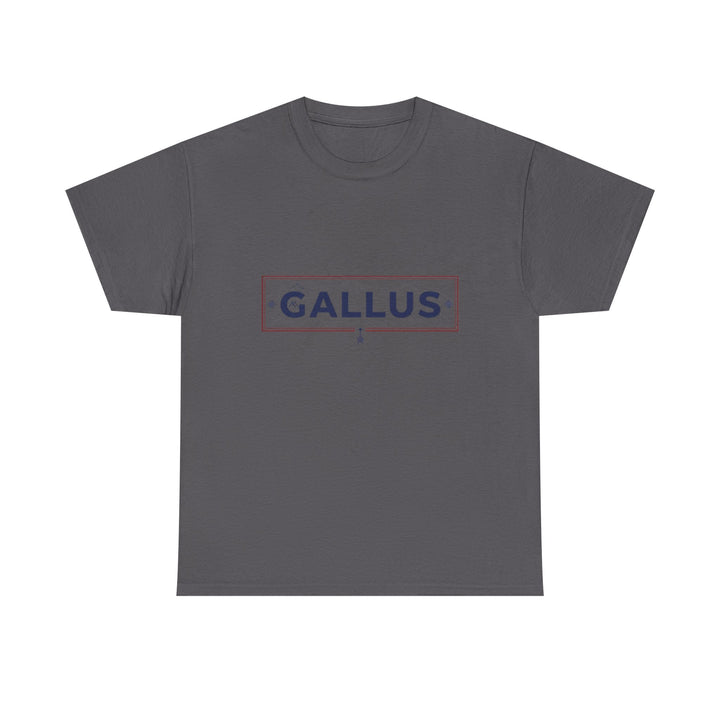 Italy Map Tee — GALLUS Logo Casual Cotton T-Shirt