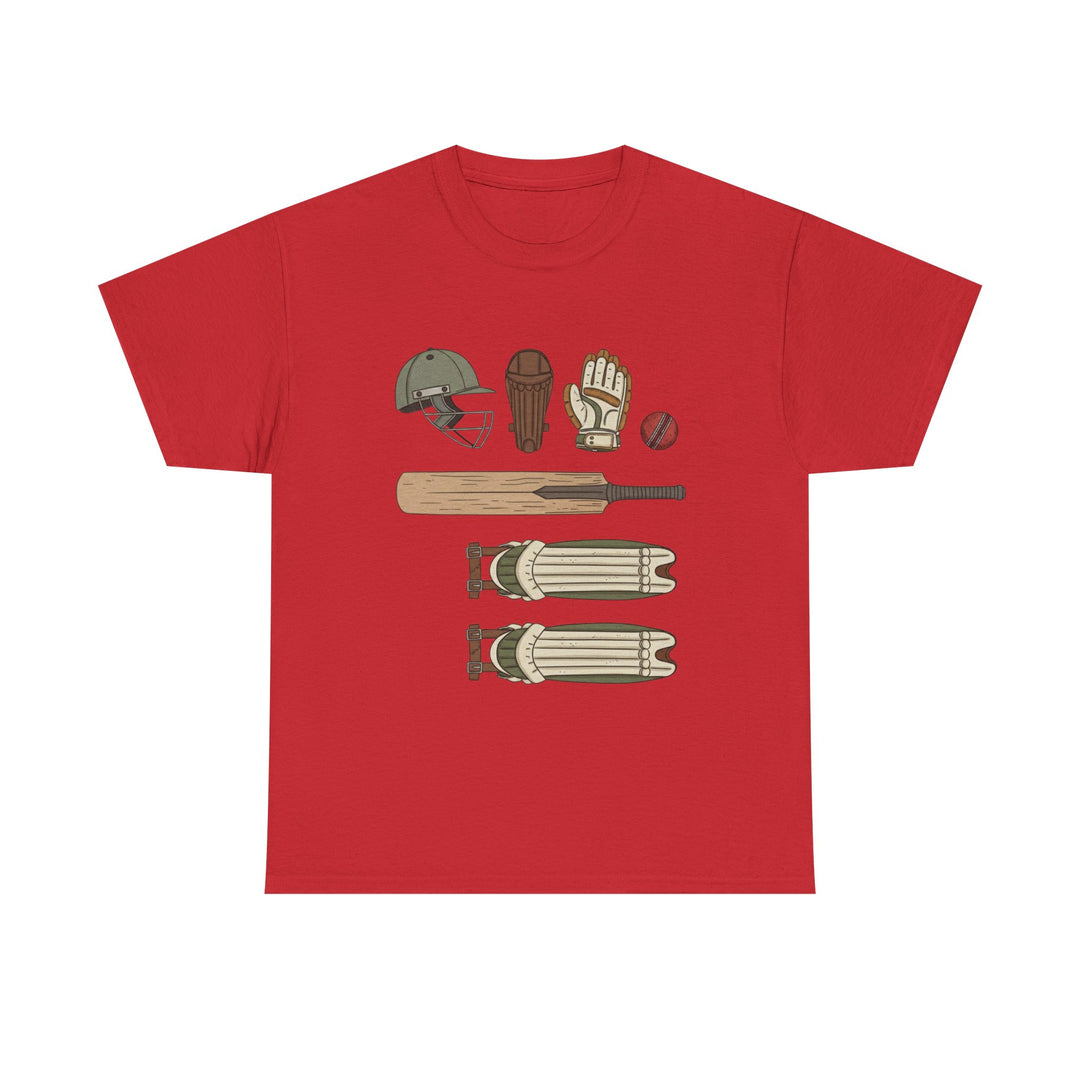 Cricket Gear Tee | Cricket Graphic T-Shirt
