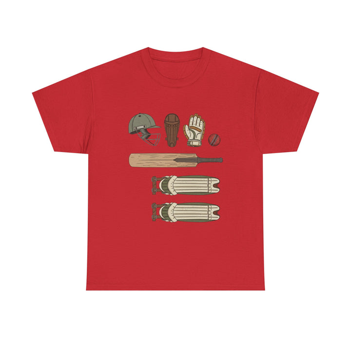 Cricket Gear Tee | Cricket Graphic T-Shirt