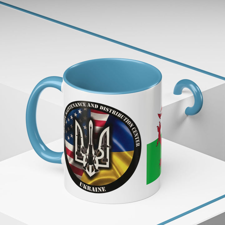 Wales Flag Accent Coffee Mug (11/15oz) – Red Welsh Dragon Tea &amp; Coffee Cup
