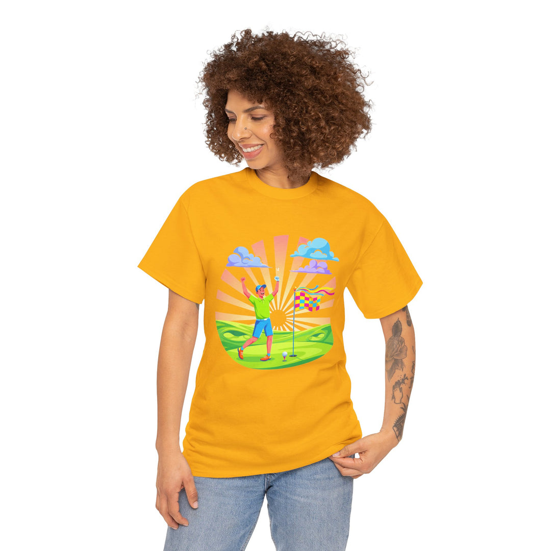 Golf Swing Silhouette Graphic Tee