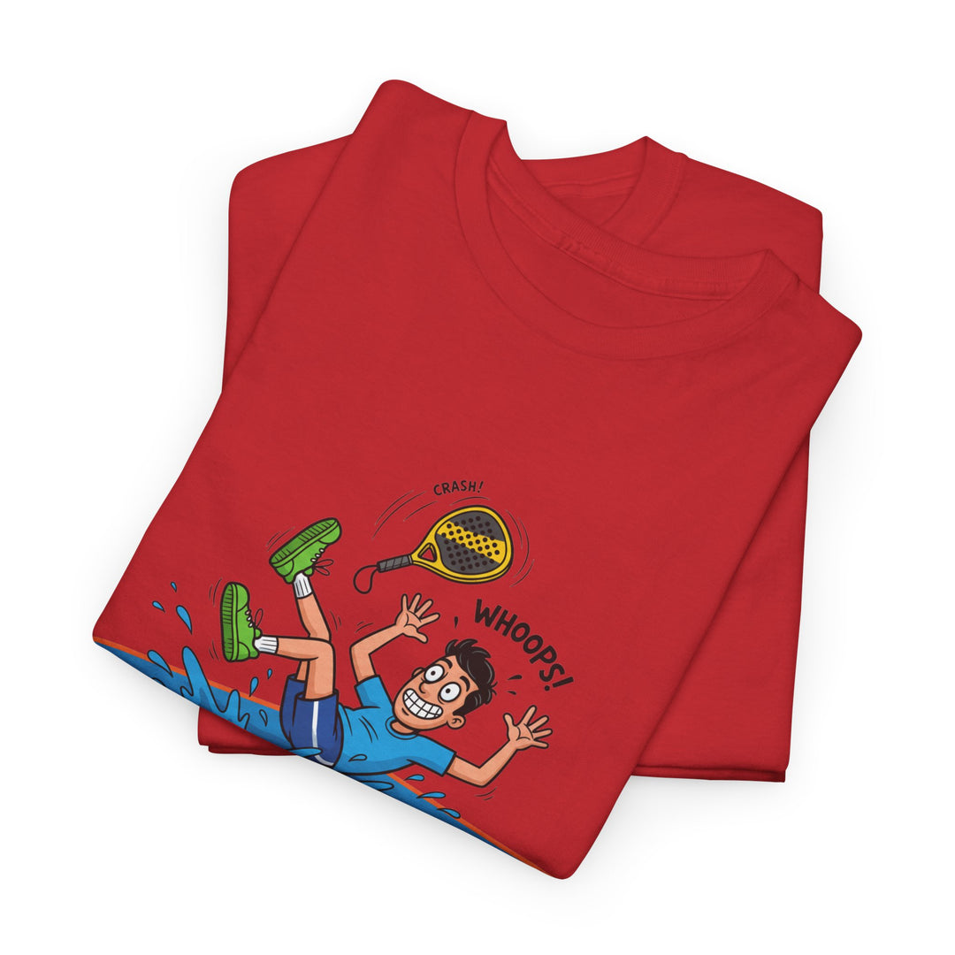 Funny Padel Tennis Graphic T-Shirt — Retro Padel Player Adventure Tee