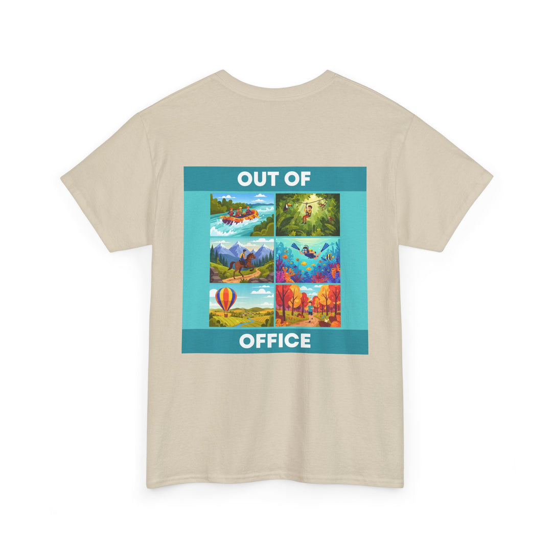 Out of Office Tee — Travel Scenes Graphic T-Shirt