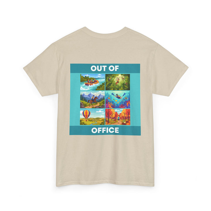 Out of Office Tee — Travel Scenes Graphic T-Shirt