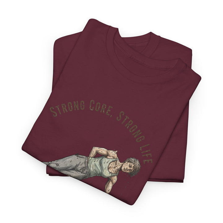 Pilates Fitness Plank Tee – soft, breathable cotton designed for Pilates and core workouts. Comfortable, flexible, and perfect for studio or home sessions.
