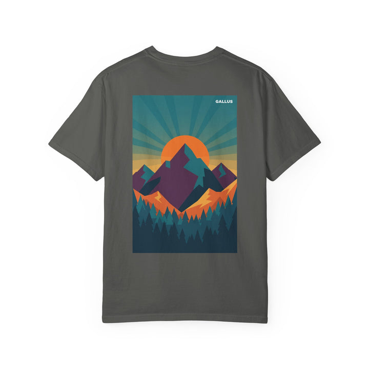 T-Shirt — Gallus Mountain Sunset Graphic Tee